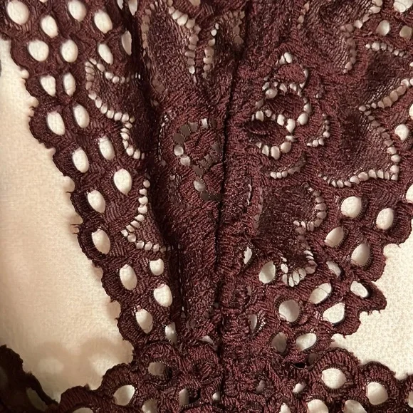 Aerie Burgundy Bralette - Picture 4 of 5